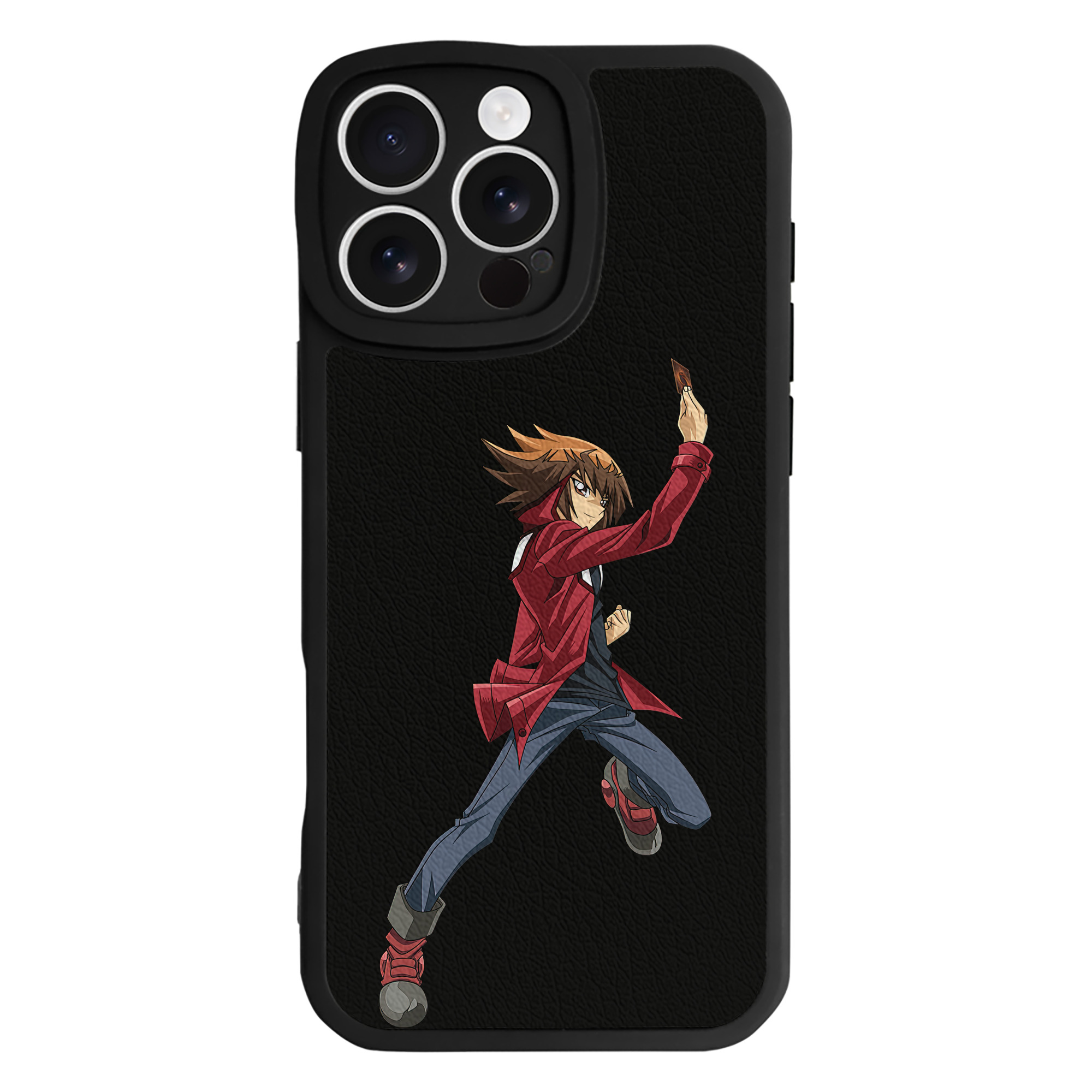遊☆戯☆王 Yu-Gi-Oh! 【iPhone 16シリーズ対応】シリコンスマホケース（レザー調） 材質：シリコン